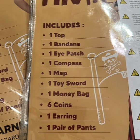 Spooktacular Creations Halloween 3T Pirate Costume Toddler Pirate Outfit - Picture 8 of 9